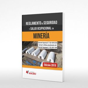 Reglamento de Seguridad y Salud Ocupacional en Minería Ed. 2019 - Digital